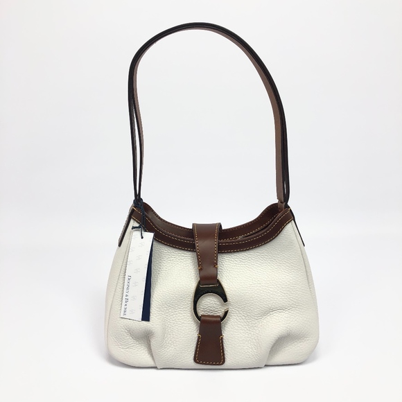 Dooney Bourke Small Shoulder HandBag White Gold B5 - Picture 2 of 8